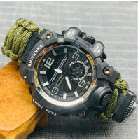 Addies dive Sport Watches Luminous tube Military NATO Nylon Wrist Watc