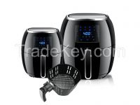 7 In 1 5.5l Air Fryer Toaster Oven And Rotisserie Oven With 8 Programs