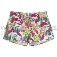 Best Flower Trunk Print Swimshorts 4 Way Stretch Womens Beachwear Trun