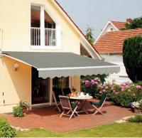 Manual Retractable Side Awning Privacy Screen