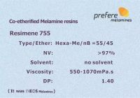 Co-etherified Melamine resins Resimene 755