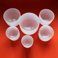 Customized Quartz Crucible Milky Quartz Glass Singing Health Therapy Crucible Quartz Bowl