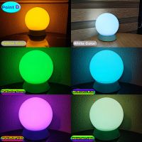 Multicolor Globe Lamp Night Lights Lighting Table Desk Lamp Soft Light Holiday Lights LED Light Decoration lamp Remote Control for Bedroom Reading Living Room Holiday Gift USB Cycle Charge able