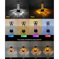 Ocean Tower USB Night Light Remote Control Table Desk Lamp LED Colorful Nightlights for Bedroom Reading Room Birthday Gifts Kids