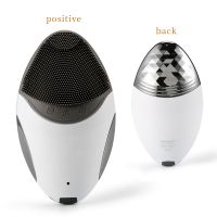 With Micro Current Silicone Cleansing Brush, Silicone Face Brush, Micro Current Beauty Equipment