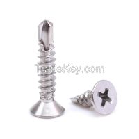 hot sale 410 stainless flat head self drill screw