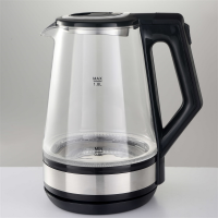 Glass Electric Kettle Kitchen Appliance Cordless Stainless Steel Tea Kettle 360 Degree Rotating
