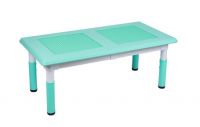 Children Table Brick Table Kids Furniture With Adjustable Height For Playing And Writing