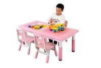 children table brick table kids furniture with adjustable height for playing and writing