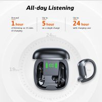 Business waterproof TWS wireless headset sports earphone touch control ear hook Stereo music earbuds Md03