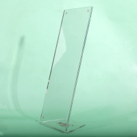 L shape clear A4 A5 A6 acrylic display stand sign holder menu holder