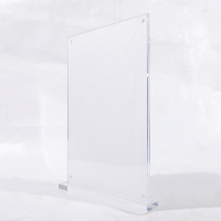 Acrylic Sign Holder Clear A4 Table Card Display Plastic Upright Menu