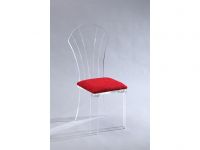 acrylic dining chair side chair