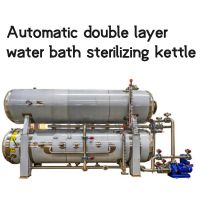 Automatic double layer water bath sterilizing kettle High efficiency sterilizing kettle