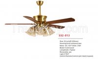 Wahson Led ceiling fan 52 inch energy saving 3 speeds remote control m