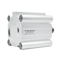 China Pneulead High Quality Cq Series Air Compact Cylinder Pneumatic Cylinder Air Actuator With Magnet(large Bore)