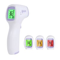 Temperature Gun Infrared Thermometer with Tri-colored Backlit