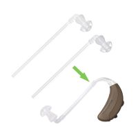 Canal Tip Hearing Aid Tubes with Silicone Eartip for BTE Hearing Aids
