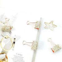Jewelry Rose Gold Binder Clips
