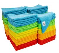 Absorbent 80% Polyester 20% Polyamide Polishing Car Wash Microfiber Cloth Kitchen Microfiber Towel