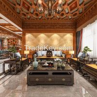 Chinese style full wall and half wall whole house customization 5ï¼ˆdepï¼‰