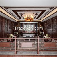 Chinese style full wall and half wall whole house customization 6ï¼ˆdepï¼‰