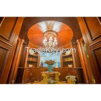 European style full wall and half wall whole house customization 10
