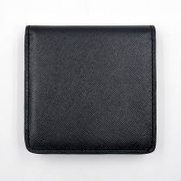 Square leather unisex genuine  leather wallet