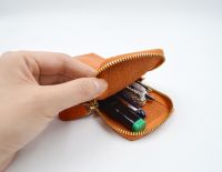 Long Leather Small Pen Bag