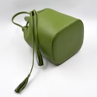 Leather Bucket Bag For Woman