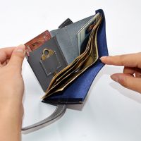 Mini Multifunction Leather Woman Wallet