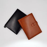 Refillable Leather Book Cover Fashion Store With Card Pocket Book Cover