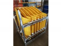 Returnable/collapsible/stackable/portable Shipping Rack For  Automotive Door Panels, Roof Panels And Side Panels  /engineering Machinery Door Panels