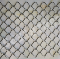 Hot dip galvanized iron rhombic mesh twisted mesh