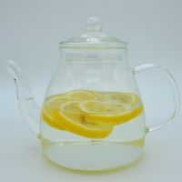 Heat-resistant Borosilicate Glass Light-lines Teapot With 304 Stainless Steel Infuser Dx-z204(600ml)