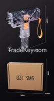 Uzi-smg Toy Submachine Gun Continuous Fire With Transparent M