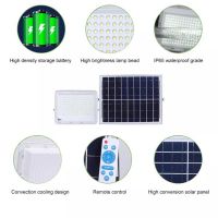 High Quality New Outdoor Led Solar Powered Flood Light 10w 20w 40w 60w 100w 200w 300w 400w 500w 1000w Price With Remote Control