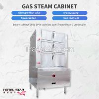Commercial gas steam cabinet