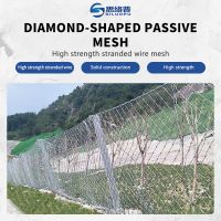 Rockfall Protection Barrier With Diamond Mesh(customized Model, Please Contact Customer Service In Advance)