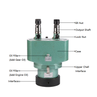 Made in China Two Head Adjustable Drilling Tapping Machine T Type Multi Spindle Drill Head