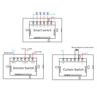 Kaisi Smart Switch Wifi Touch 1/2/3/4 Gang Glass Panel Us Standard 118*72mm Wall Switches