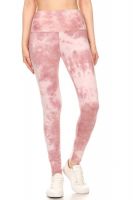 High Waisted Yoga Leggings With Fancy Print - Extra Soft - Dry Fit