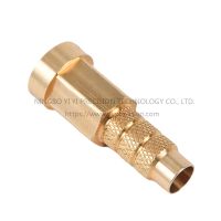 High Precision Swiss Turning Parts Copper Turned Part