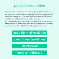  Plastic steel doors and Windows system, support customization
