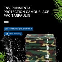 Factory sales environmental protection camouflage PVC tarpaulin with wide application