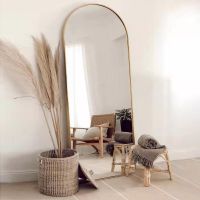Full-length mirror dressing bedroom floor mirror European cloakroom fitting large mirrors decor wall home