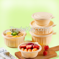 High-Quality Biodegradable Cornstarch Packaging Bowl Tray