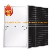 525-550W mono half-cell solar panel 182 10BB 144 cells