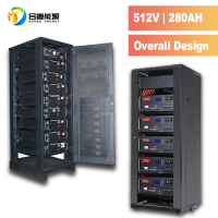 409.4V 280AH High  voltage  storage cabinet battery  lithium  lifepo4 with smart BMS