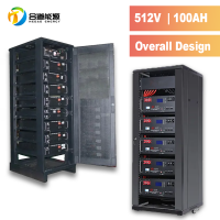 512V 100AH  High  voltage  storage cabinet battery  lithium  lifepo4 with smart BMS